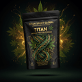 TITAN Organic Hemp Protein Powder Vegan Complete Protein supplement pouch