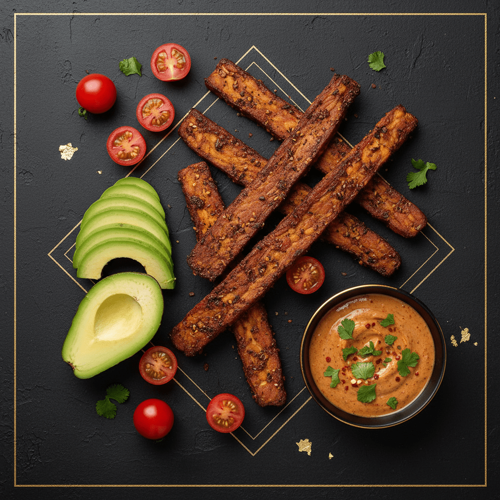 TITAN Smoky Tempeh Bacon Avocado Protein Snack