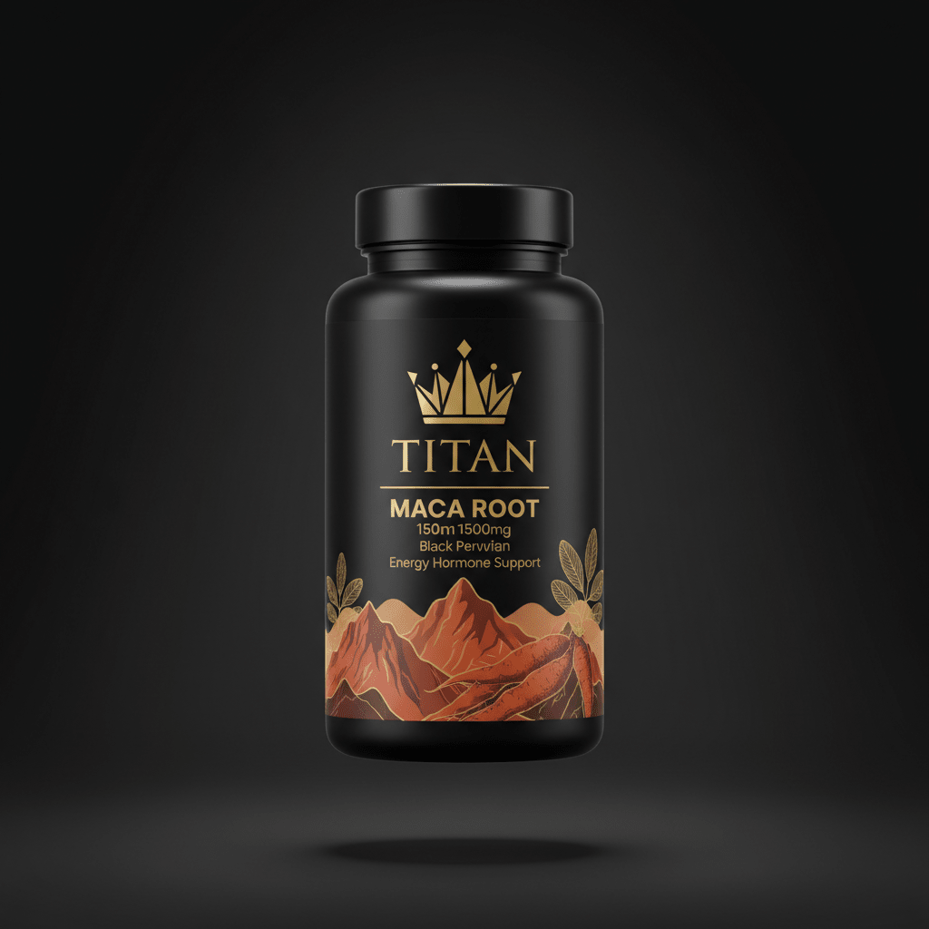 TITAN Maca Root — 1500mg Energy, Hormone & Libido Support Supplement