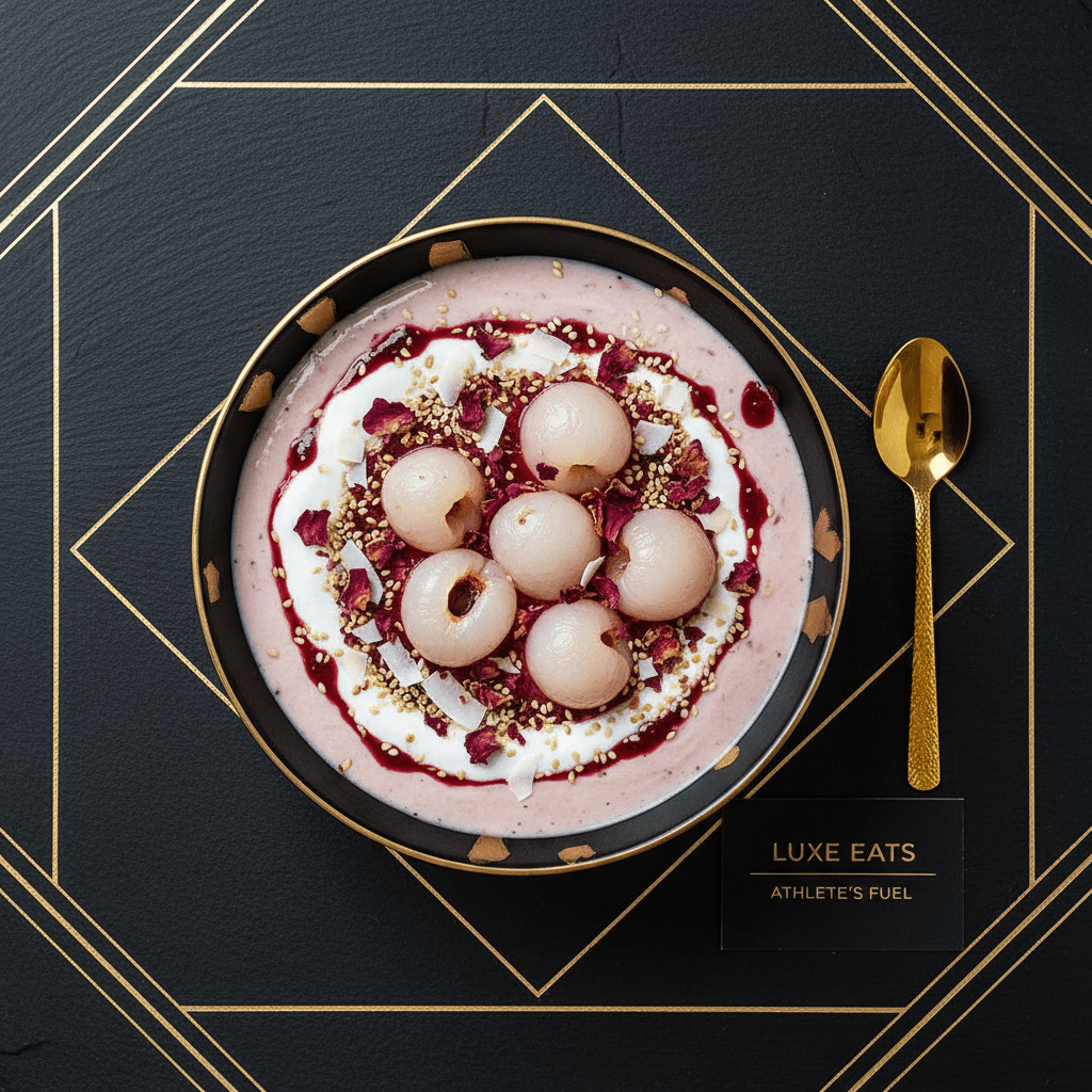 TITAN Lychee Rose Luxury Protein Fruit Bowl