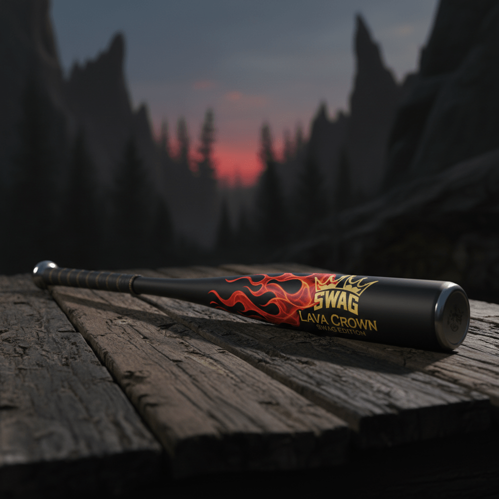TITAN Off-Grid Baseball Bat Lava Crown SWAG Edition