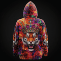 Tiger Rose Crown Hoodie — TITAN Crown Edition