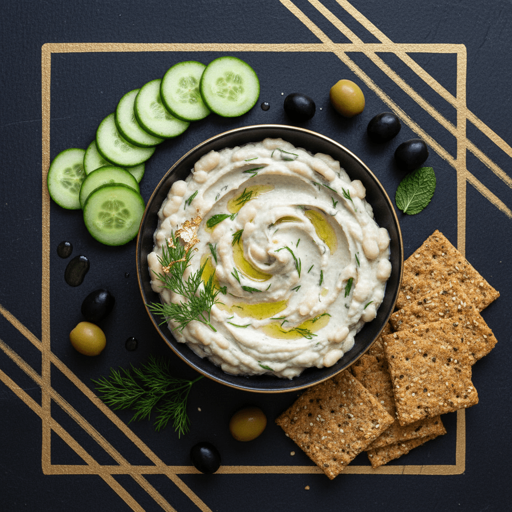 TITAN White Bean Tzatziki Dip Protein Snack