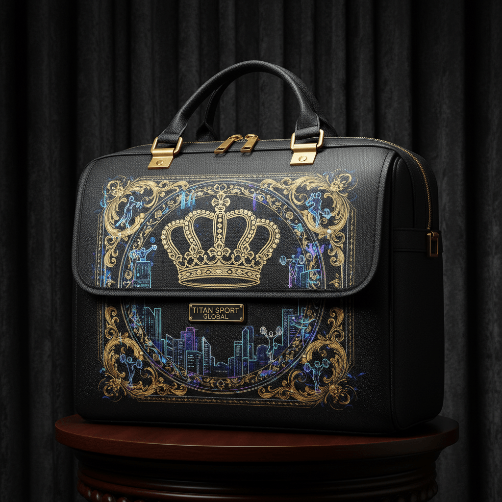 TITAN Crown Elite Laptop & Gym Hybrid Bag — Boss Mode Edition