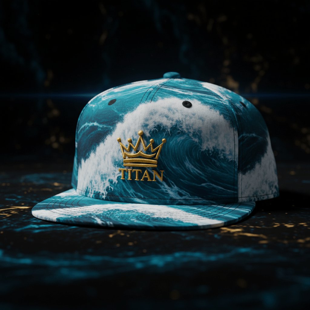 TITAN Snapback — Ocean Wave
