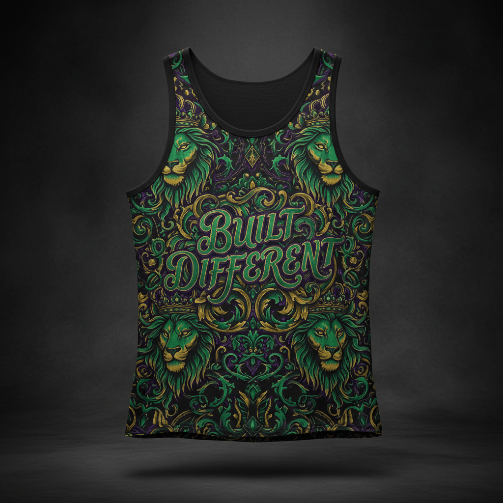 Men's Tank — Built Different — Crown Edition
