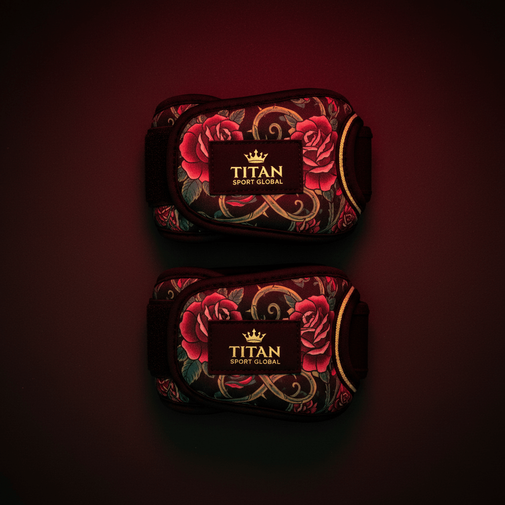 TITAN Wrist Weights Adjustable 3lb Pair with Thumb Loop and Moisture-Wicking Neoprene