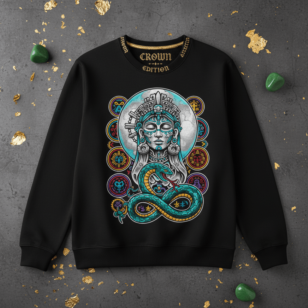 TITAN Women's Ix Chel Moon Goddess Crewneck — Sak Edition