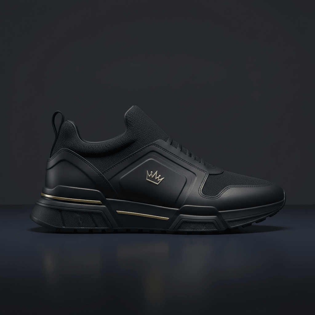 TITAN Crown Sneaker Midnight Black