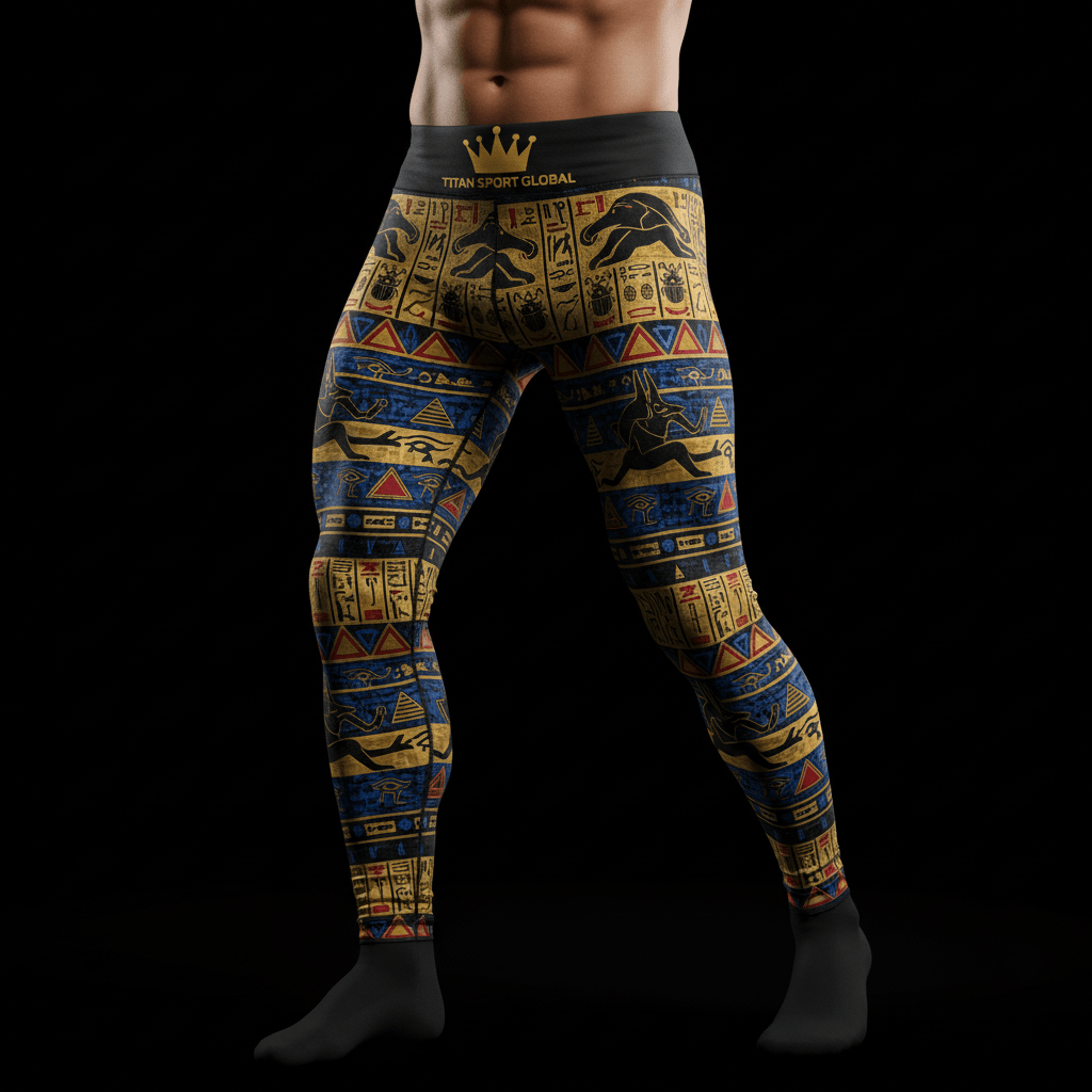 TITAN Egyptian Pharaoh Compression Tights Crown Edition