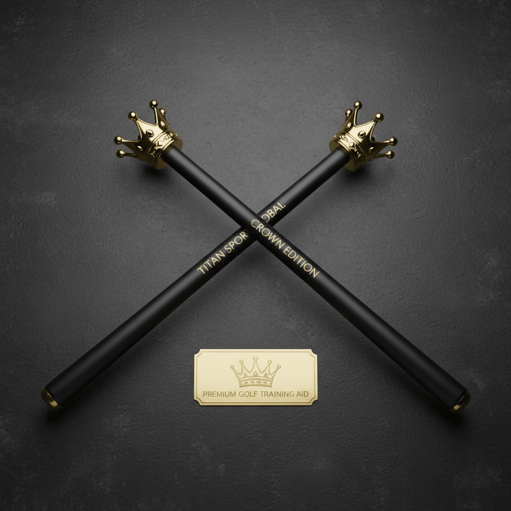 TITAN Crown Edition Golf Alignment Sticks