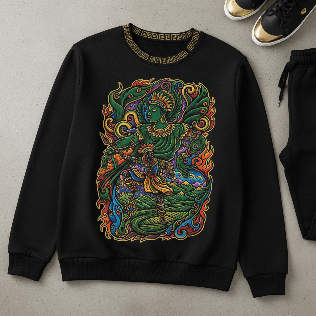 TITAN Women's Rwandan Intore Warrior Crewneck — Imana Edition