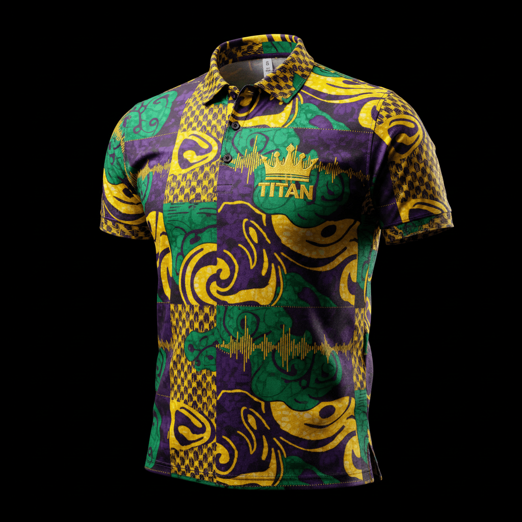 TITAN Nigerian Afrobeat Sport Polo Crown Edition