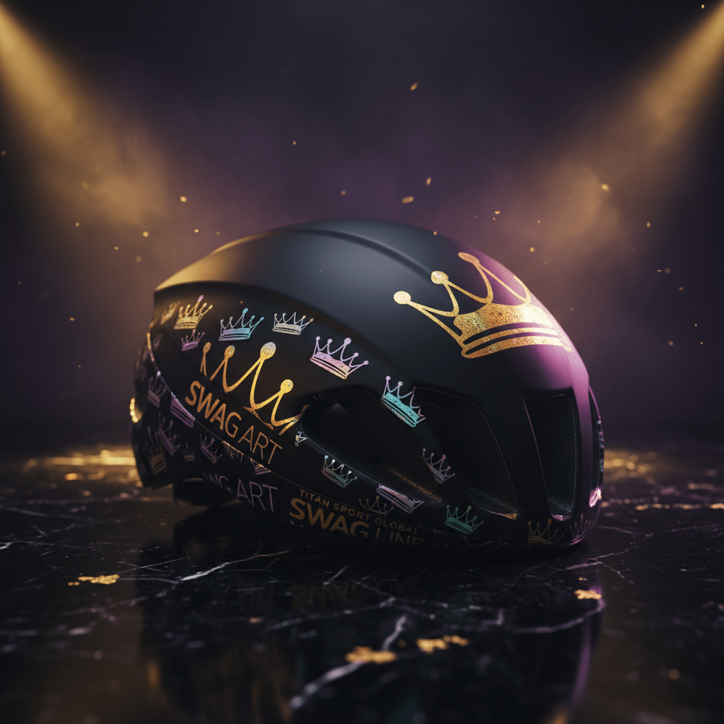 TITAN Crown Edition Aero Cycling Helmet SWAG ART Race Series