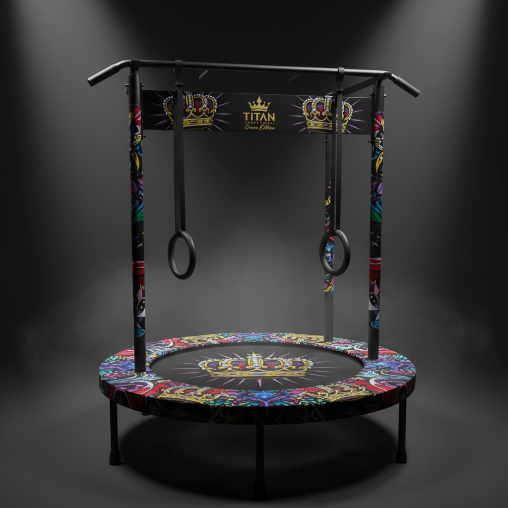 TITAN Crown Edition Mini Rebounder Trampoline