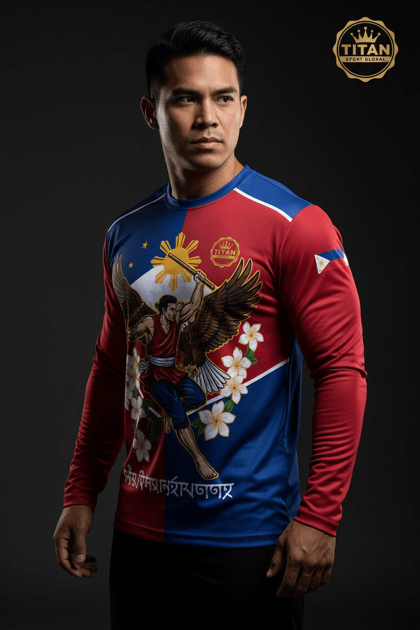 TITAN Men's Filipino Arnis Long Sleeve Bayani Edition