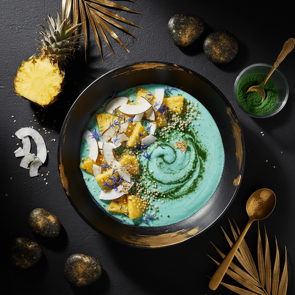 TITAN Coconut Pineapple Spirulina Bowl
