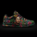 TITAN Crown Edition Color Floral Portrait Women's Training Shoe Color Tattoo Art