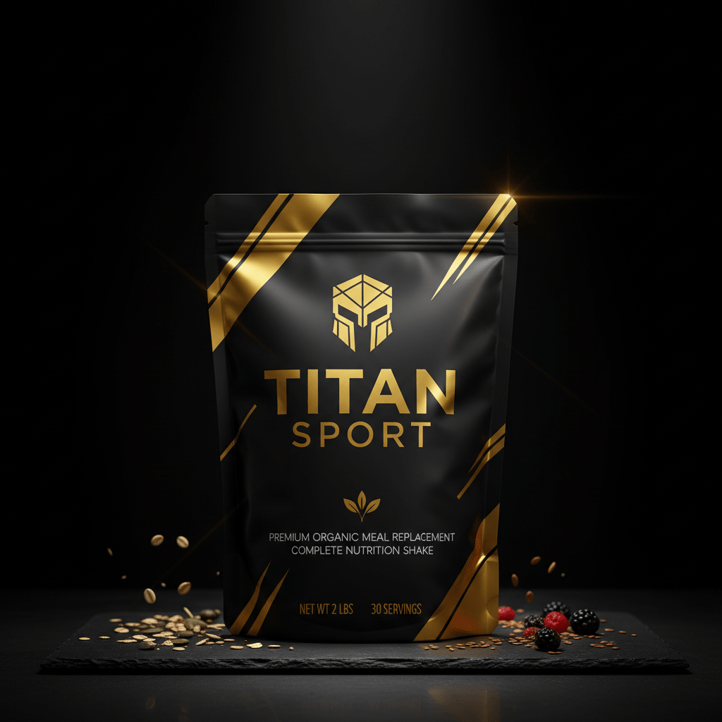 TITAN Organic Meal Replacement - Complete Nutrition Shake