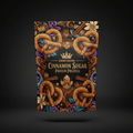 TITAN Protein Pretzel Cinnamon Sugar — Crown Edition bold tattoo-style artwork