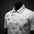 TITAN Crown Edition Cricket Polo Shirt White Gold