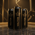 TITAN Energy Drink Crown SWAG Edition matte black gold cans