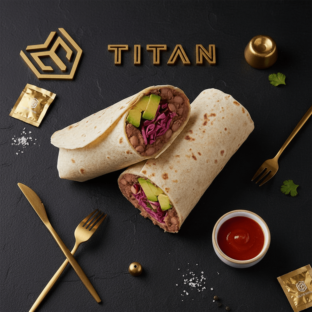 TITAN Honduran Vegan Baleada Breakfast Wrap