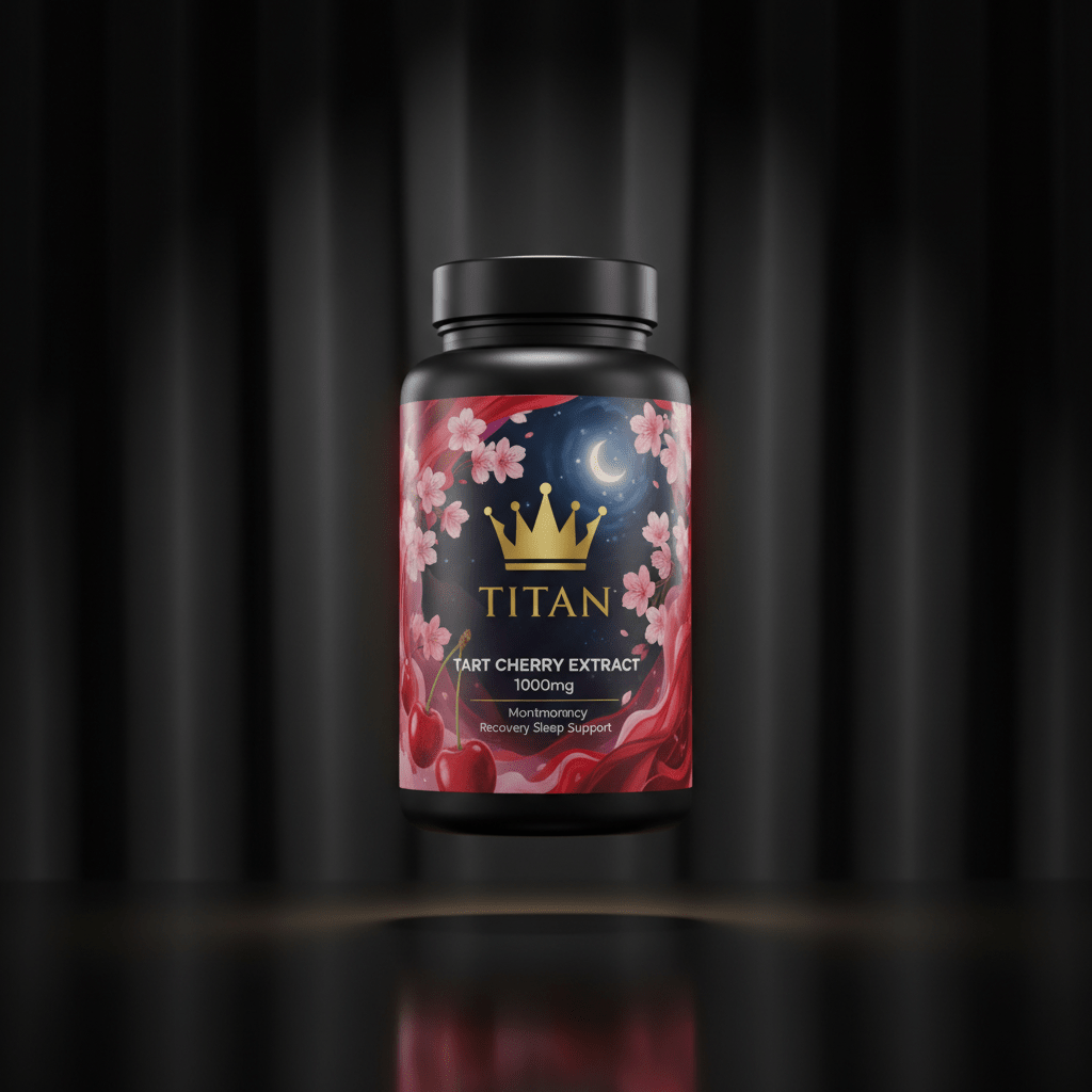 TITAN Tart Cherry Extract — 1000mg Recovery & Sleep Support Supplement