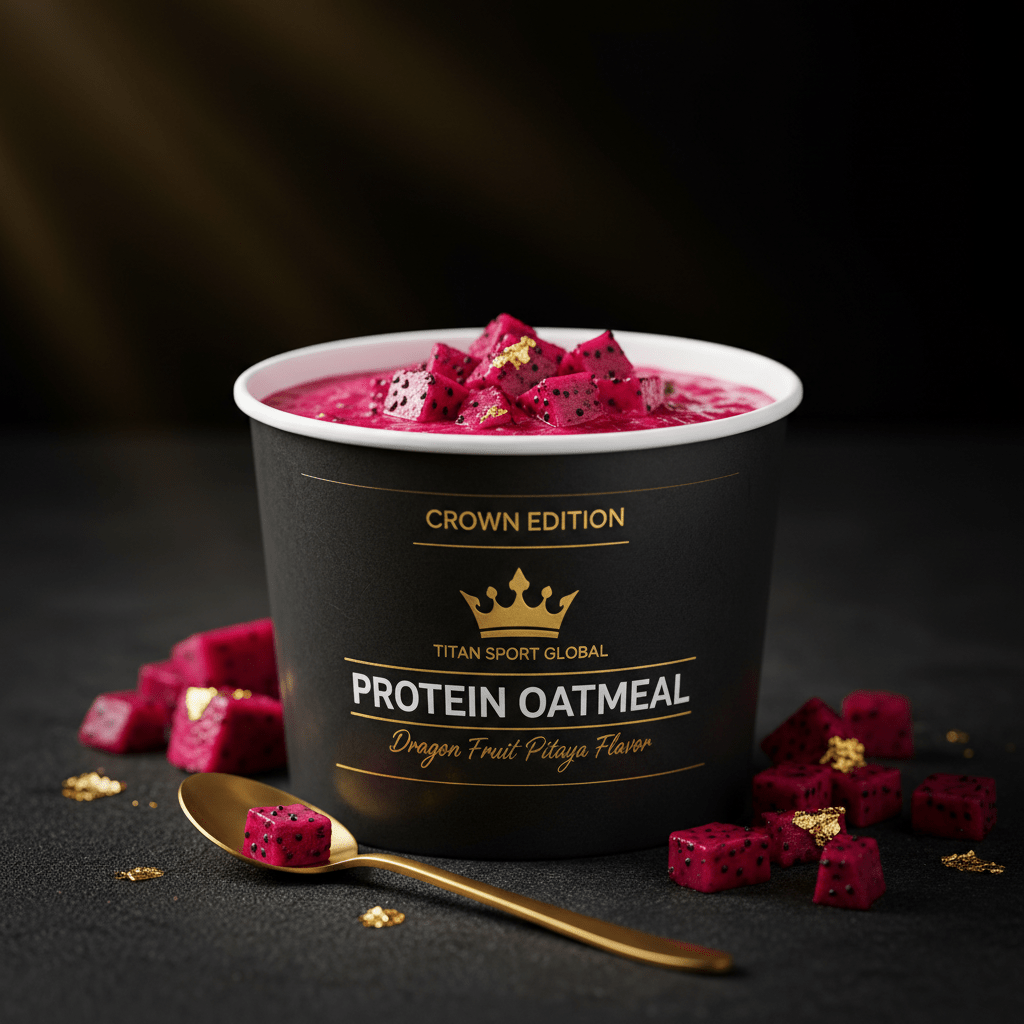 Crown High-Protein Dragon Fruit Oatmeal Cup