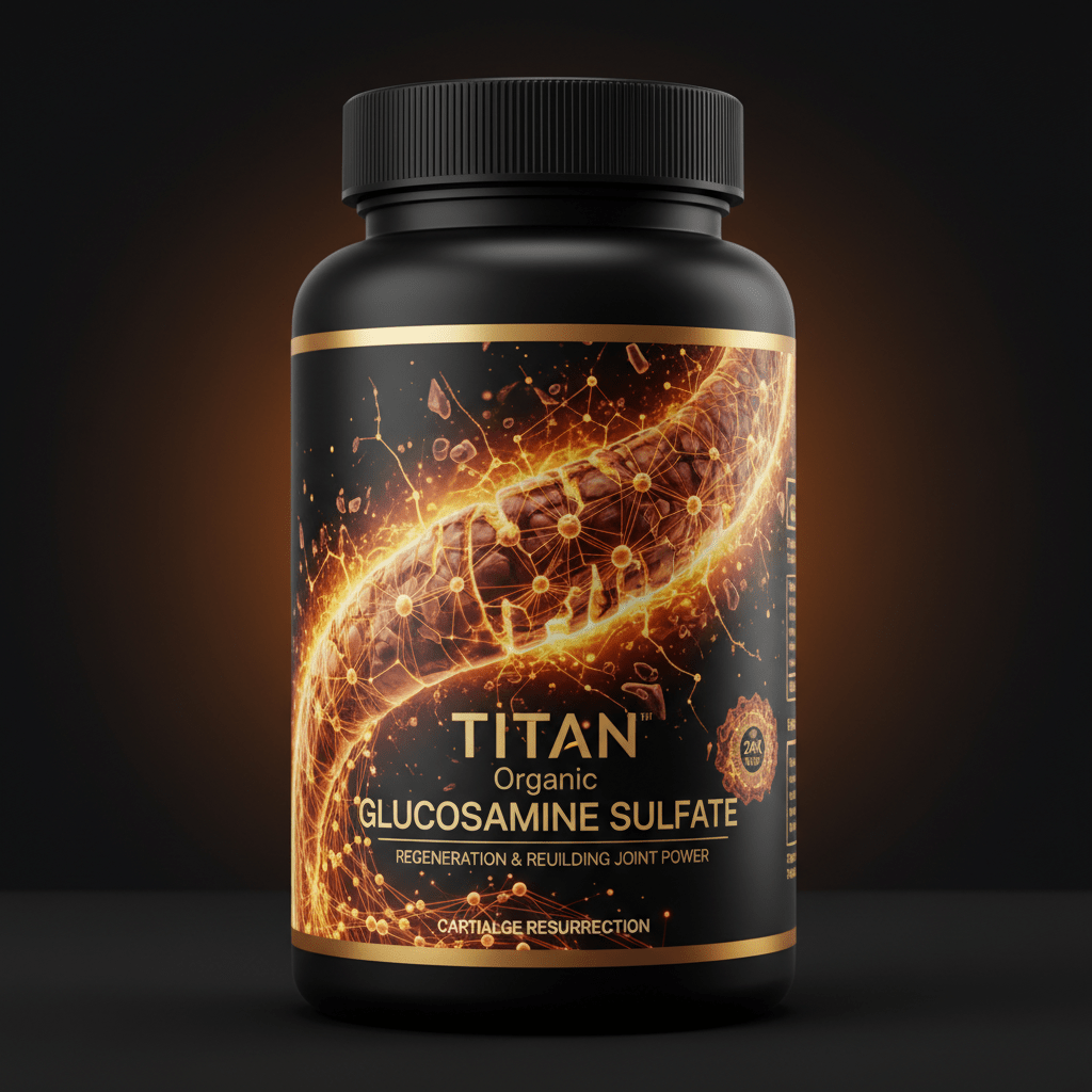 TITAN Organic Glucosamine Sulfate - Cartilage & Joint Rebuilder