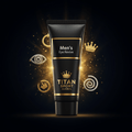 TITAN SPORT GLOBAL men's eye revive cream tube