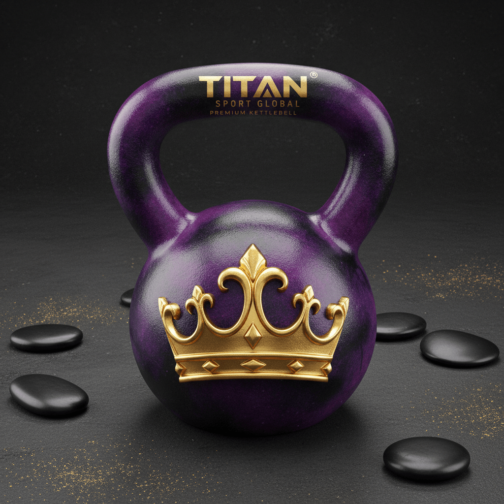 TITAN Kettlebell Galaxy Crown Edition flat lay