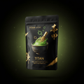 TITAN Organic Matcha Green Tea Powder Vegan Energy Supplement pouch