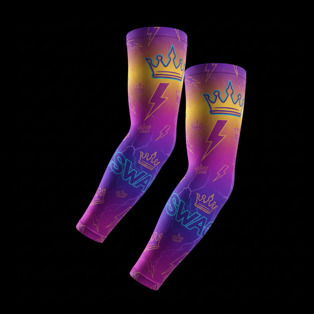 TITAN Baseball Compression Sleeves Electric Crown SWAG Edition