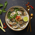 TITAN Vietnamese Lemongrass Clam Noodle Seafood Lunch Bowl