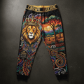 TITAN Plus Men's Golden Lion King Joggers — Inclusive Crown Finale