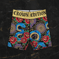 TITAN Crown Edition Tattoo Art Biker Shorts Women's Athletic Bottoms