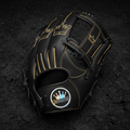 TITAN Crown Edition Baseball Catcher's Mitt Matte Black Gold