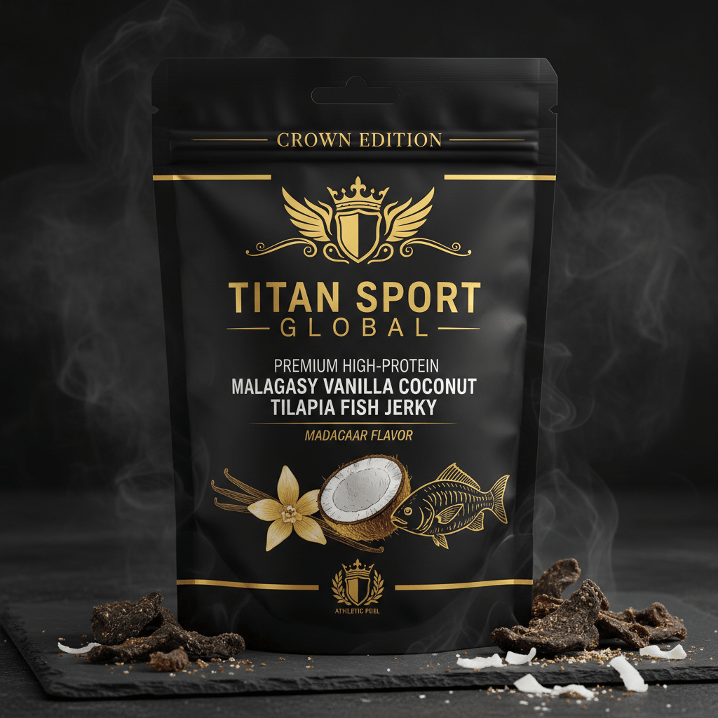 Malagasy Vanilla Coconut Tilapia Jerky — TITAN SPORT GLOBAL
