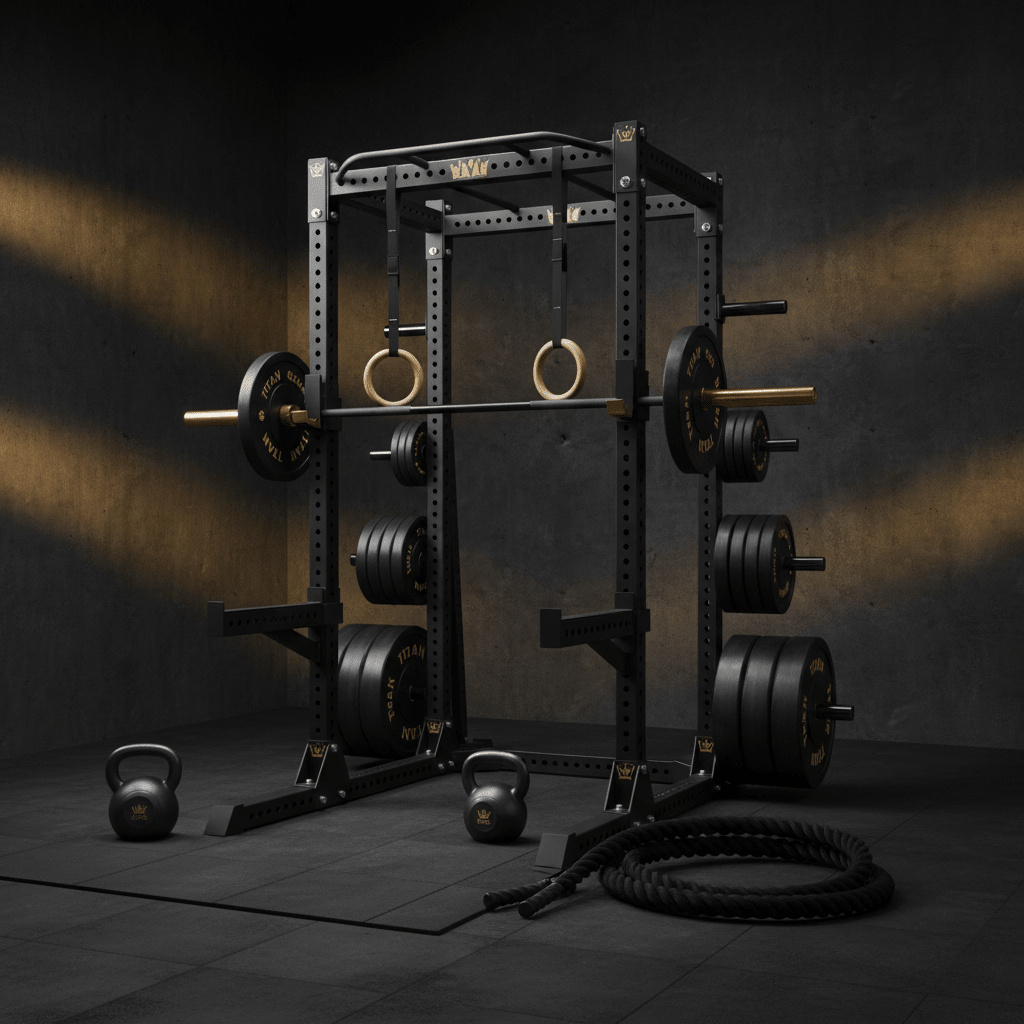 TITAN All-In-One Advanced Athlete's Elite Home Gym System Crown Edition