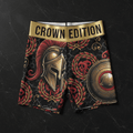 TITAN Crown Edition Tattoo Art Spartan Biker Shorts Women's Athletic Bottoms