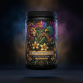 TITAN Plant Protein Blend Vanilla Crown Edition — bold tattoo-style artwork