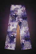 TITAN Performance Wide-Leg Yoga Pants — Lotus Mandala Watercolor Design