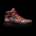 TITAN Streetwear Sneaker — Koi Fish Tattoo Crimson Crown Edition