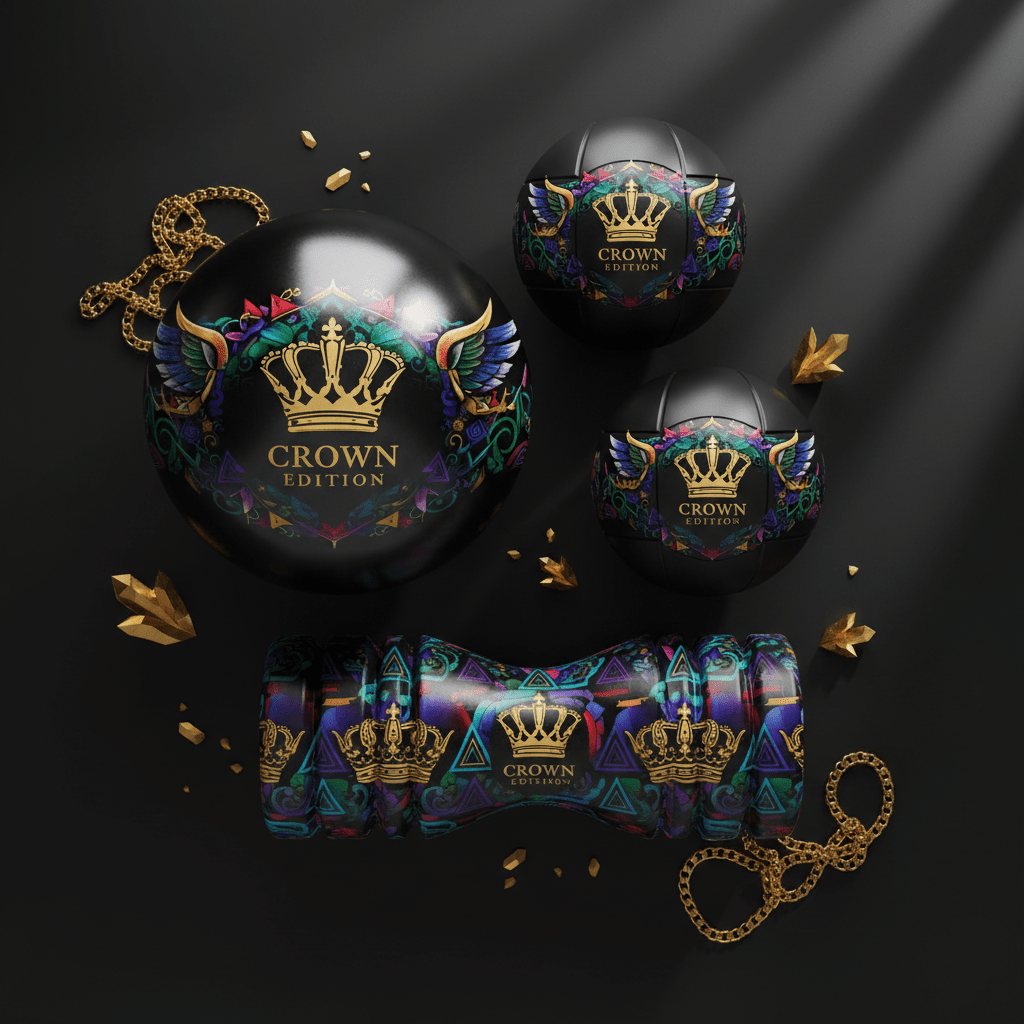 TITAN Crown Edition Massage Ball & Peanut Roller Set