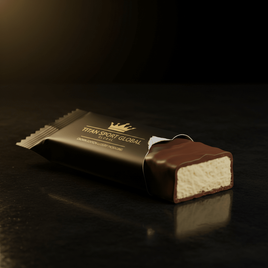 TITAN Crown Milk Chocolate Vanilla Cream Protein Bar - Crown Edition