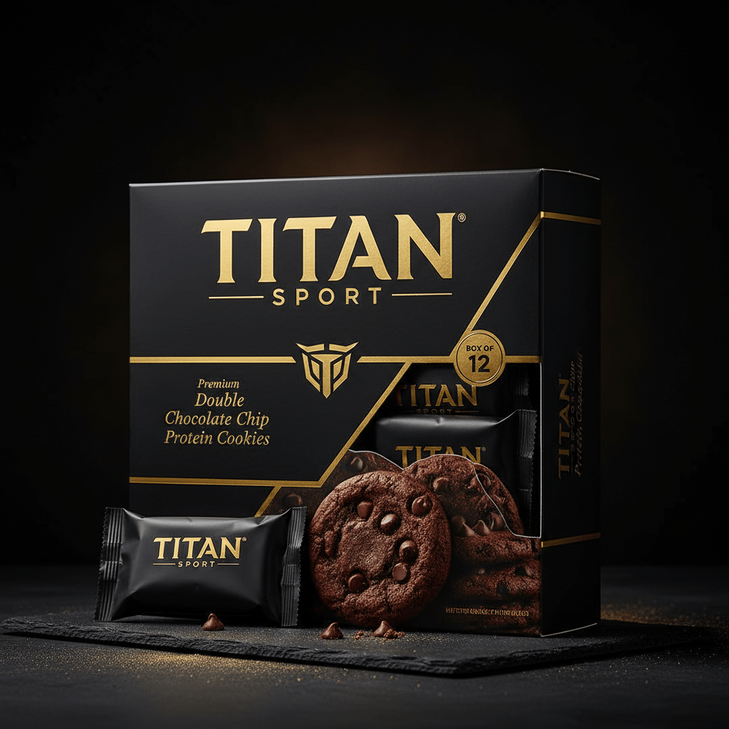 TITAN Protein Cookie - Double Chocolate Chip (Box of 12)