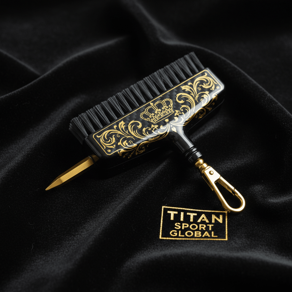 TITAN Golf Club Brush Crown Edition