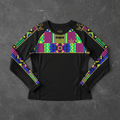 TITAN Women's Neon Kente Royalty Long Sleeve — Ashanti Queen Edition