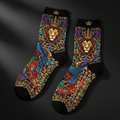 TITAN Crown Edition Tattoo Art Yoga & Pilates Grip Socks